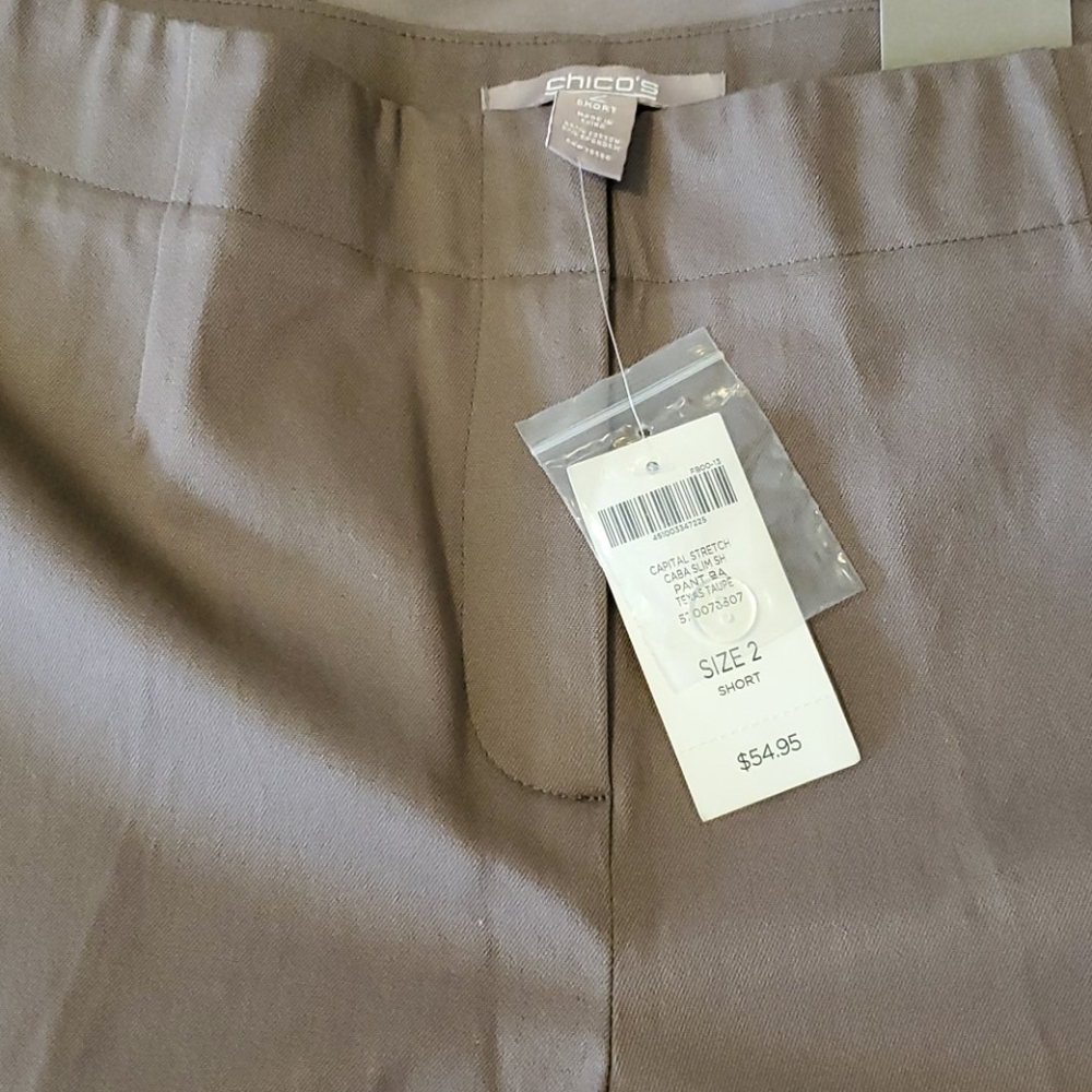 Chicos capital stretch caba slim pant nwt